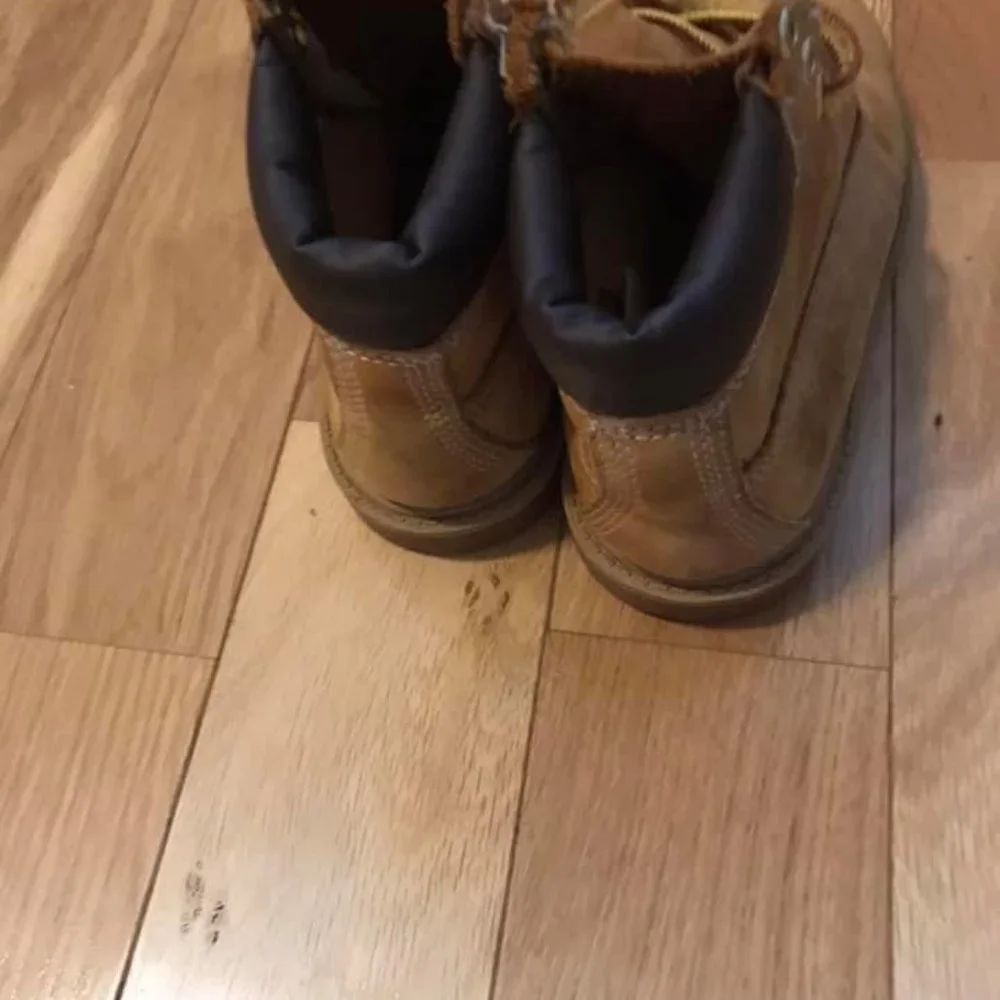 Timberland Kids Wheat Brown Leather Work Boots